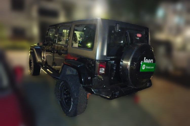Used Jeep Wrangler 2014 3.0L Sahara Four-Door Edition Rear Left 45 Deg