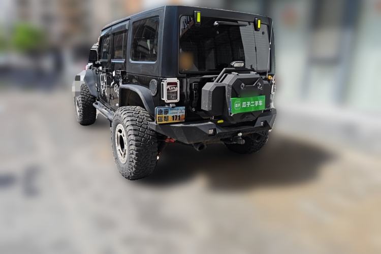Used Jeep Wrangler 2014 3.0L Sahara Four-Door Edition Rear Left 45 Deg