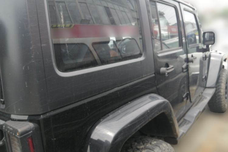 Used Jeep Wrangler 2014 3.0L Sahara Four-Door Edition Rear Right 45 Deg