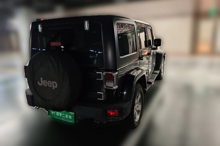 Used Jeep Wrangler 2014 2.8TD Sahara Four-Door Edition Rear Right 45 Deg