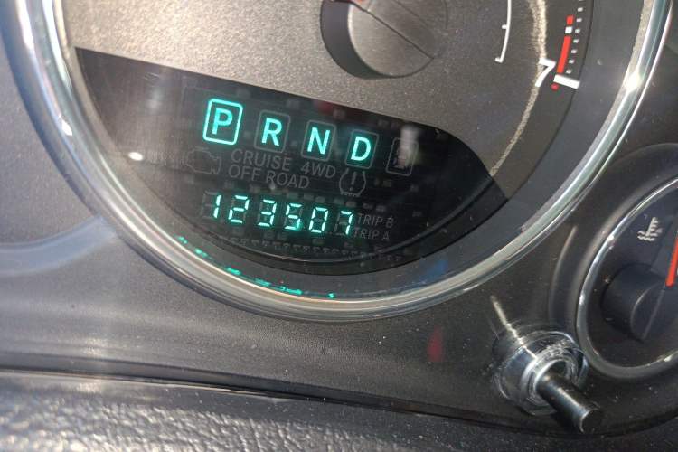 Used Jeep Wrangler 2014 3.0L Sahara Four-Door Edition Odometer Close Up