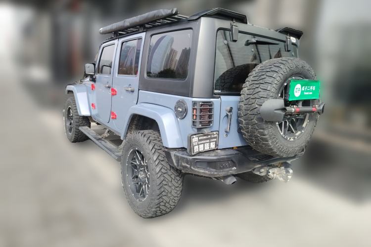 Used Jeep Wrangler 2014 3.0L Sahara Four-Door Edition Rear Left 45 Deg