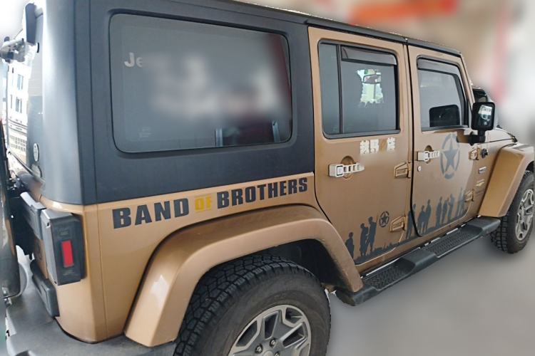 Used Jeep Wrangler 2014 3.0L Sahara Four-Door Edition Rear Right 45 Deg