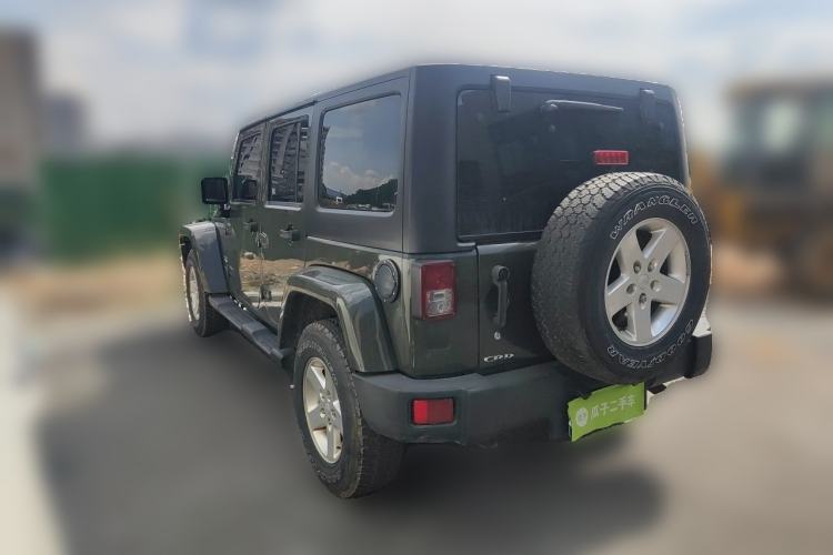 Used Jeep Wrangler 2014 2.8TD Sahara Four-Door Edition Rear Left 45 Deg