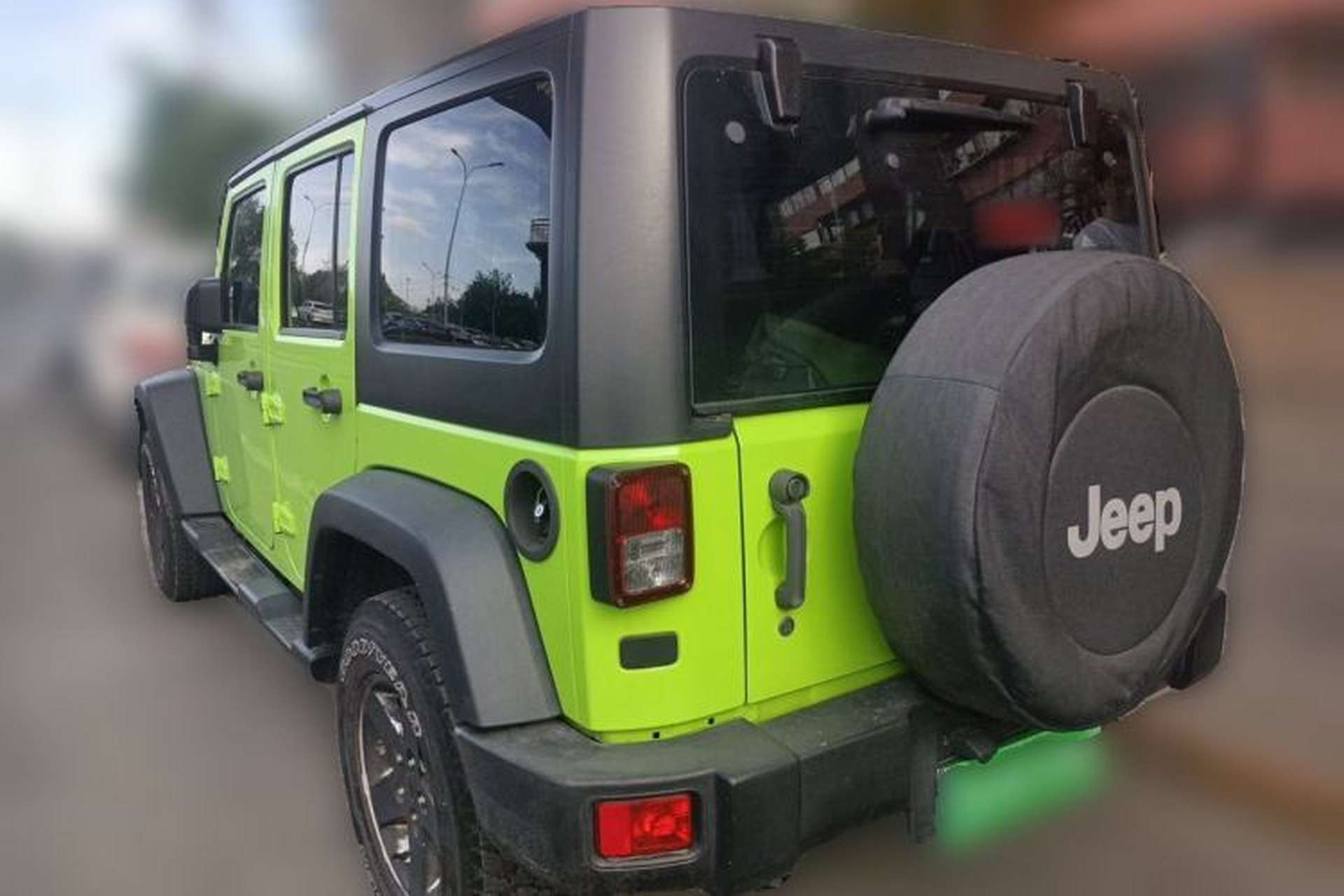 Used Jeep Wrangler 2014 3.0L Sahara Four-Door Edition Rear Left 45 Deg