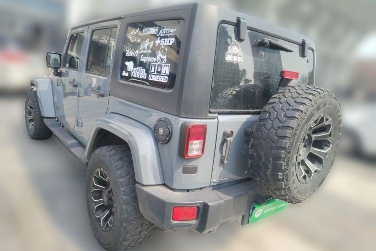 Used Jeep Wrangler 2014 2.8TD Four-Door Sahara Edition Rear Left 45 Deg