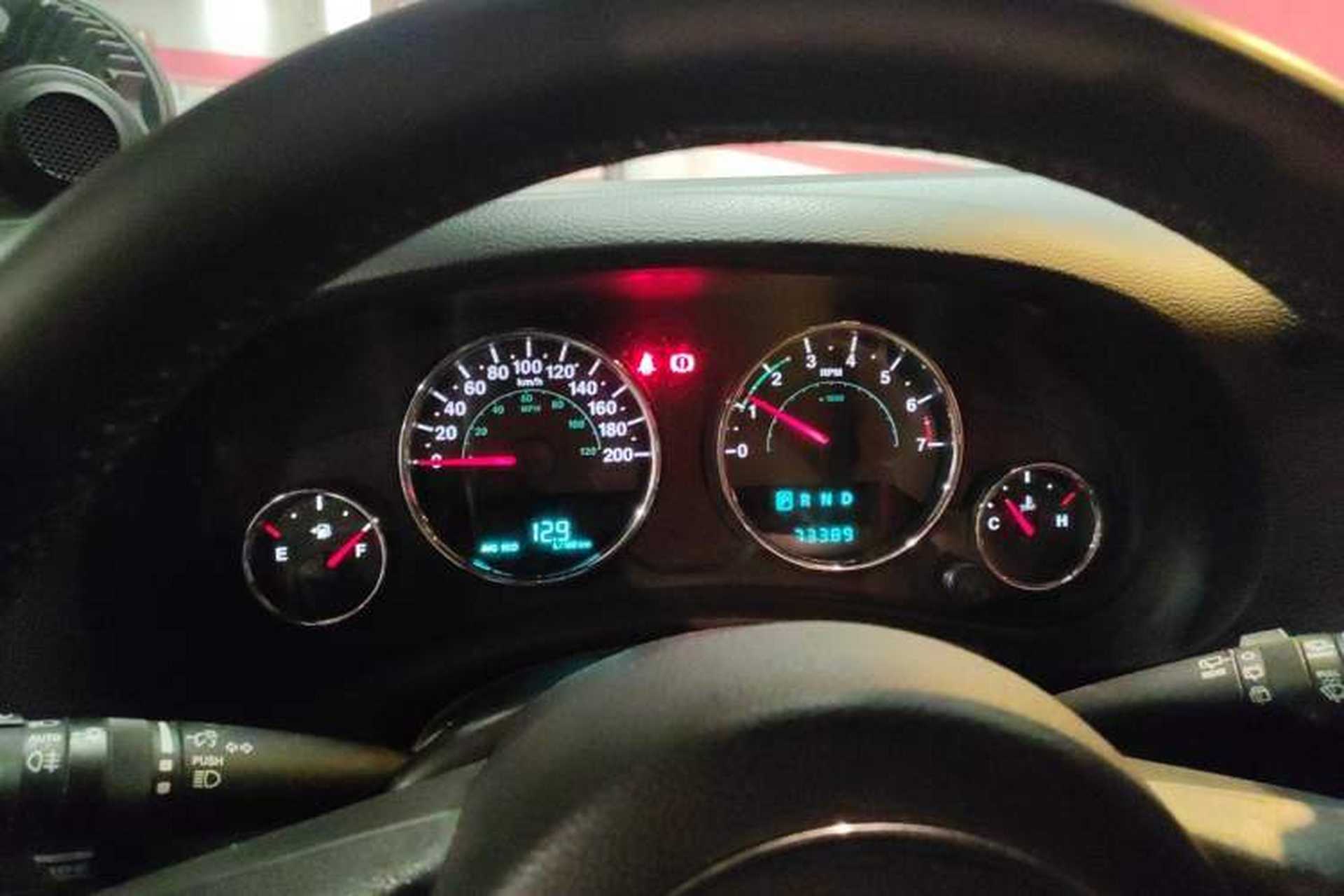 Used Jeep Wrangler 2014 3.0L Sahara Four-Door Edition Instrument Cluster