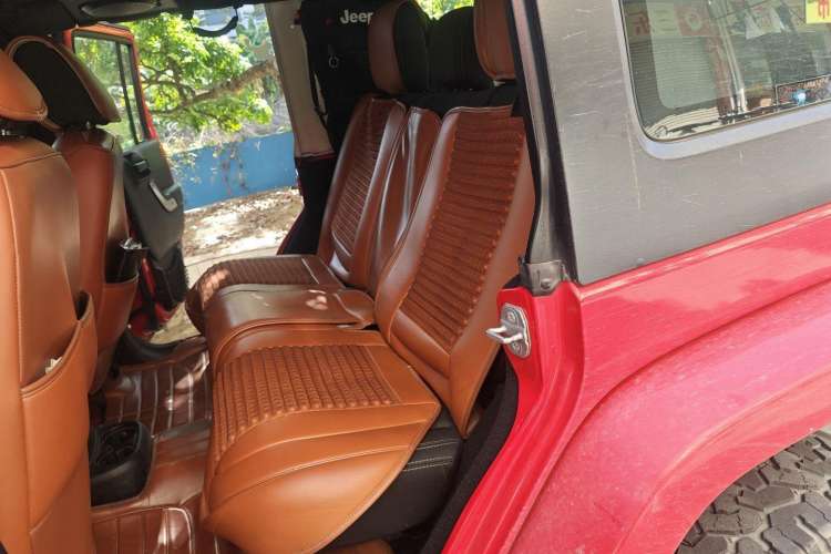 Used Jeep Wrangler 2014 2.8TD Sahara Four-Door Edition Left Rear Seat