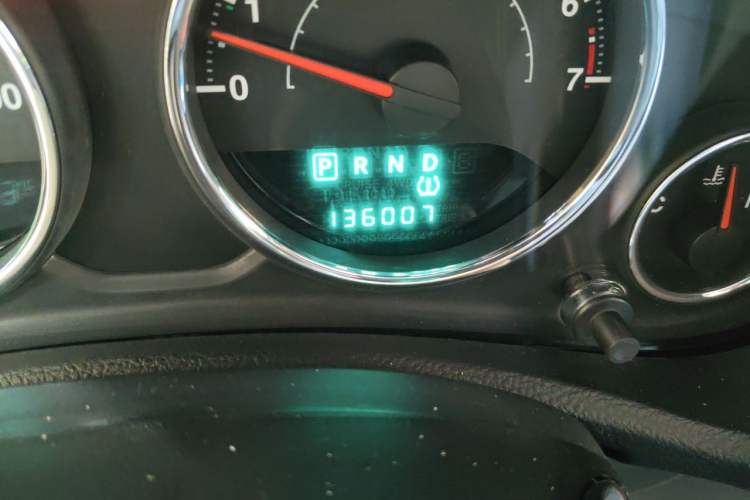 Used Jeep Wrangler 2014 3.0L Sahara Four-Door Edition Odometer Close Up