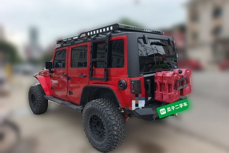 Used Jeep Wrangler 2014 3.0L Sahara Four-Door Edition Rear Left 45 Deg