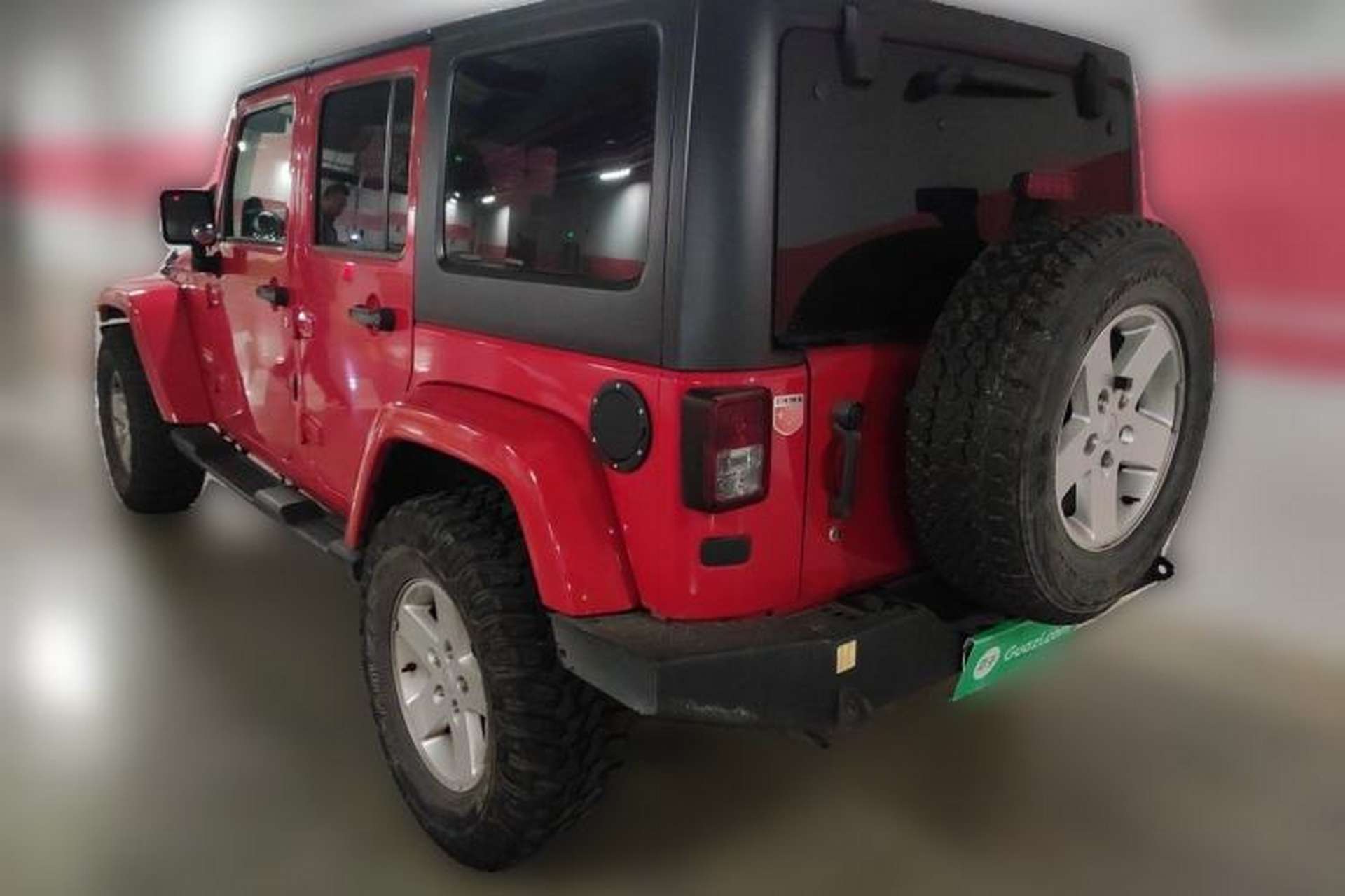 Used Jeep Wrangler 2014 3.0L Sahara Four-Door Edition Rear Left 45 Deg