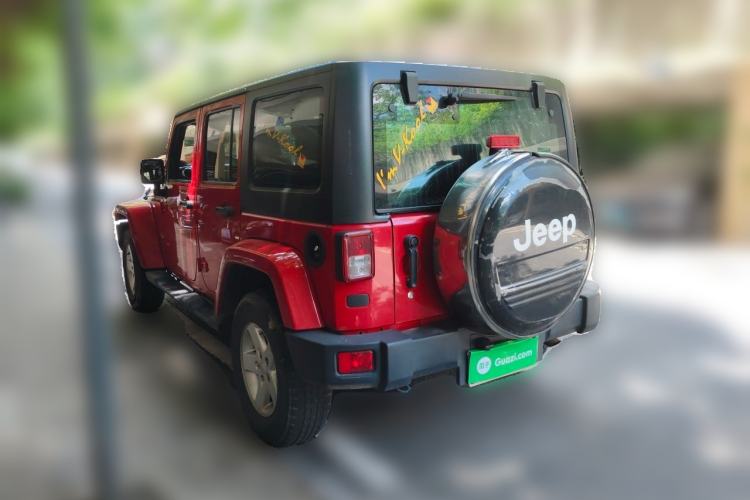 Used Jeep Wrangler 2014 3.0L Sahara Four-Door Edition Rear Left 45 Deg