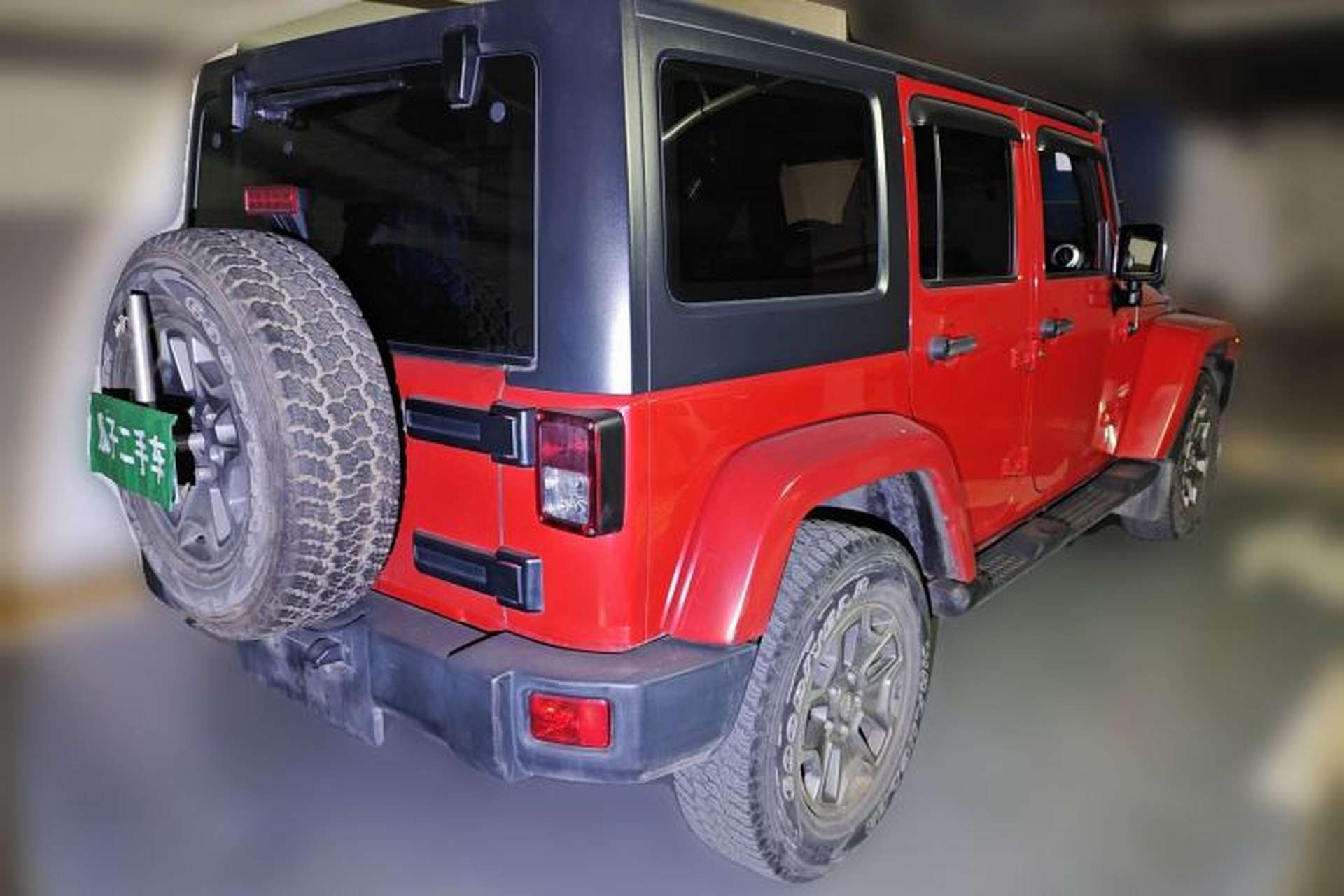 Used Jeep Wrangler 2014 2.8TD Sahara Four-Door Edition Rear Right 45 Deg