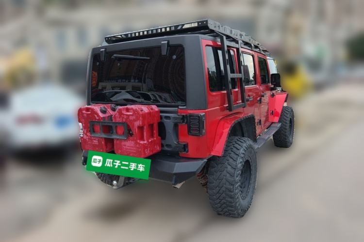Used Jeep Wrangler 2014 3.0L Sahara Four-Door Edition Rear Right 45 Deg