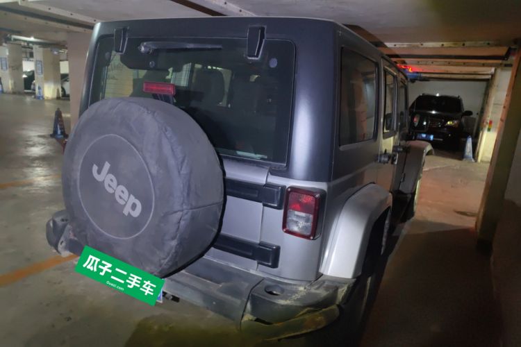 Used Jeep Wrangler 2014 2.8TD Sahara Four-Door Edition Rear Right 45 Deg