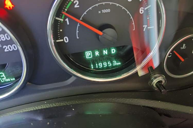 Used Jeep Wrangler 2014 3.0L Sahara Four-Door Edition Odometer Close Up