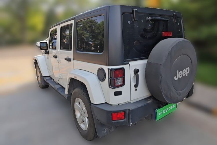 Used Jeep Wrangler 2014 3.0L Sahara Four-Door Edition Rear Left 45 Deg
