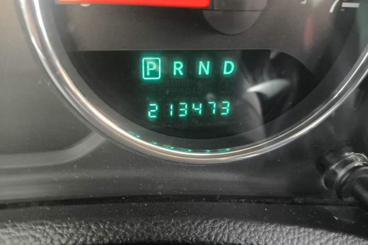 Used Jeep Wrangler 2014 3.0L Sahara Four-Door Edition Odometer Close Up