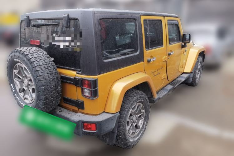 Used Jeep Wrangler 2014 3.0L Sahara Four-Door Edition Rear Right 45 Deg