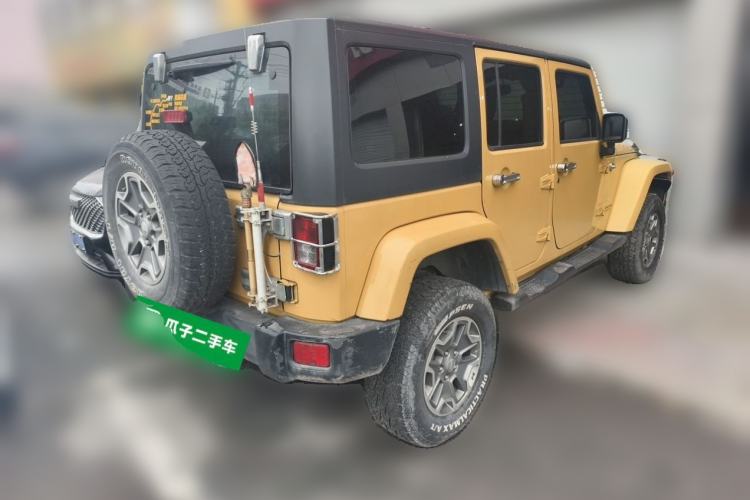 Used Jeep Wrangler 2014 3.0L Sahara Four-Door Edition Rear Right 45 Deg