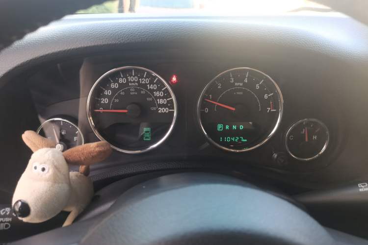 Used Jeep Wrangler 2015 3.0L Sahara Four-Door Edition Instrument Cluster
