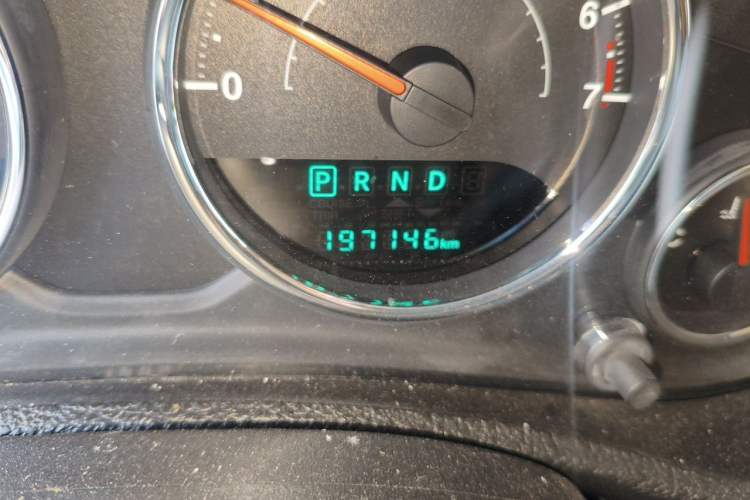 Used Jeep Wrangler 2015 3.0L Sahara Four-Door Comfort Edition Odometer Close Up
