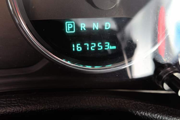 Used Jeep Wrangler  Odometer Close Up