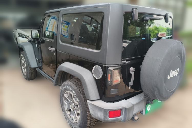 Used Jeep Wrangler 2015 3.6L Rubicon Two-Door Comfort Edition Rear Left 45 Deg