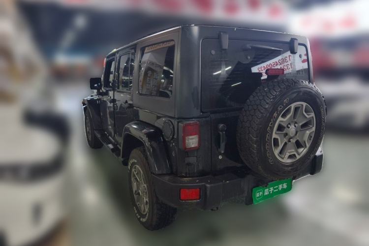 Used Jeep Wrangler 2015 3.0L Sahara Four-Door Comfort Edition Rear Left 45 Deg
