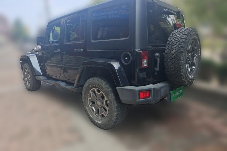 Used Jeep Wrangler 2015 3.0L Sahara Four-Door Comfort Edition Rear Left 45 Deg