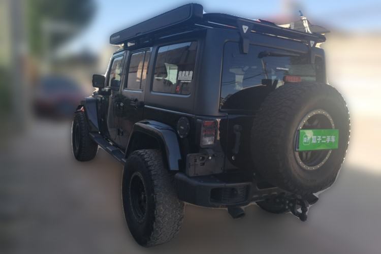 Used Jeep Wrangler 2015 3.0L Sahara Four-Door Edition Rear Left 45 Deg