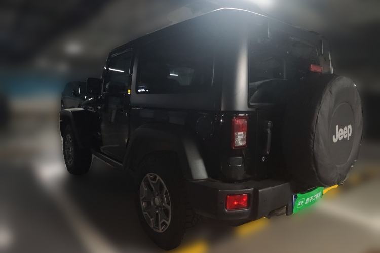 Used Jeep Wrangler 2015 3.6L Rubicon Two-Door Comfort Edition Rear Left 45 Deg