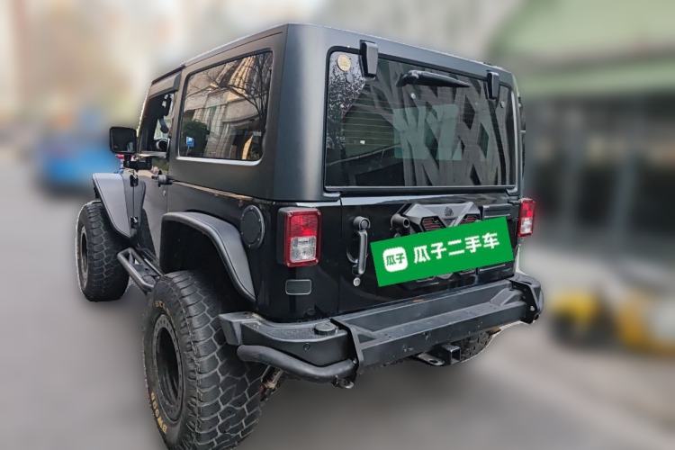 Used Jeep Wrangler 2015 3.6L Rubicon Two-Door Comfort Edition Rear Left 45 Deg