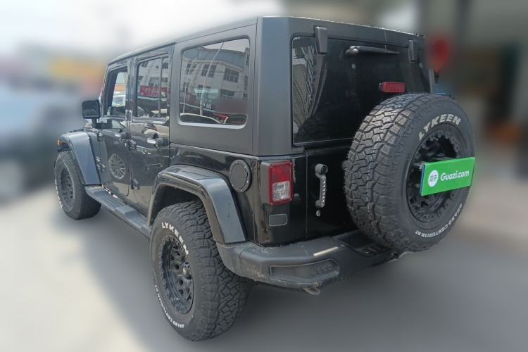 Used Jeep Wrangler 2015 3.0L Sahara Four-Door Comfort Edition Rear Left 45 Deg