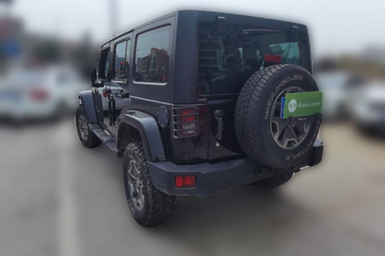 Used Jeep Wrangler 2015 3.0L Sahara Four-Door Comfort Edition Rear Left 45 Deg