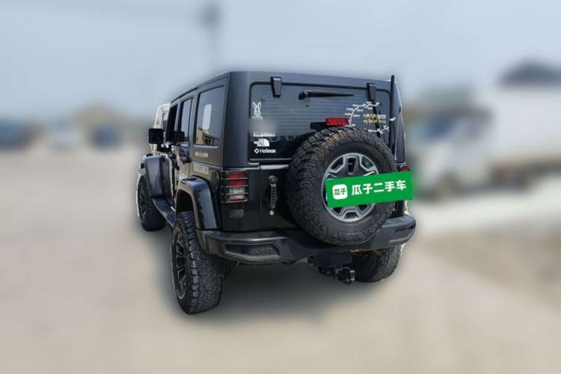Used Jeep Wrangler 2015 3.0L Sahara Four-Door Comfort Edition Rear Left 45 Deg