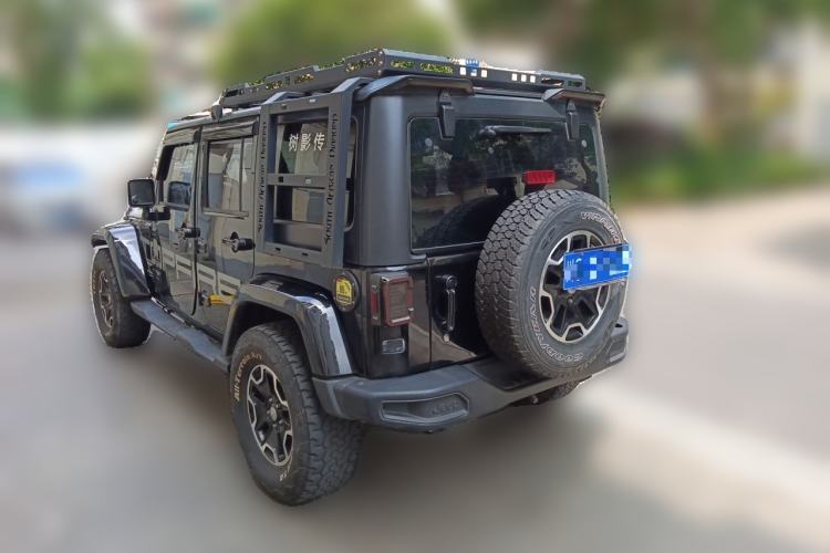 Used Jeep Wrangler 2015 3.0L Sahara Four-Door Edition Rear Left 45 Deg