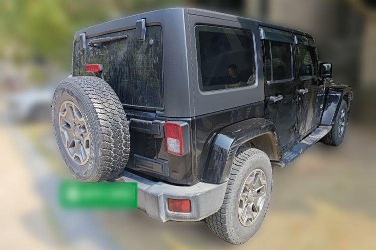 Used Jeep Wrangler 2015 3.0L Sahara Four-Door Comfort Edition Rear Right 45 Deg