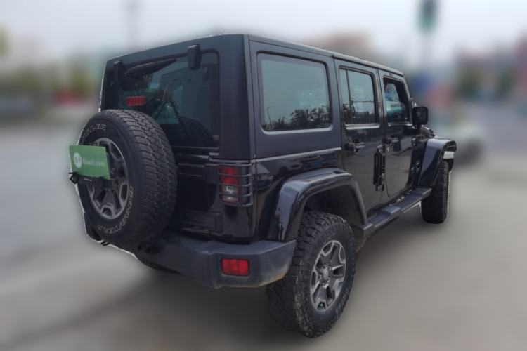 Used Jeep Wrangler 2015 3.0L Sahara Four-Door Comfort Edition Rear Right 45 Deg
