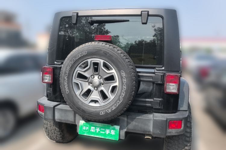 Used Jeep Wrangler 2015 3.6L Rubicon two-door model Rear