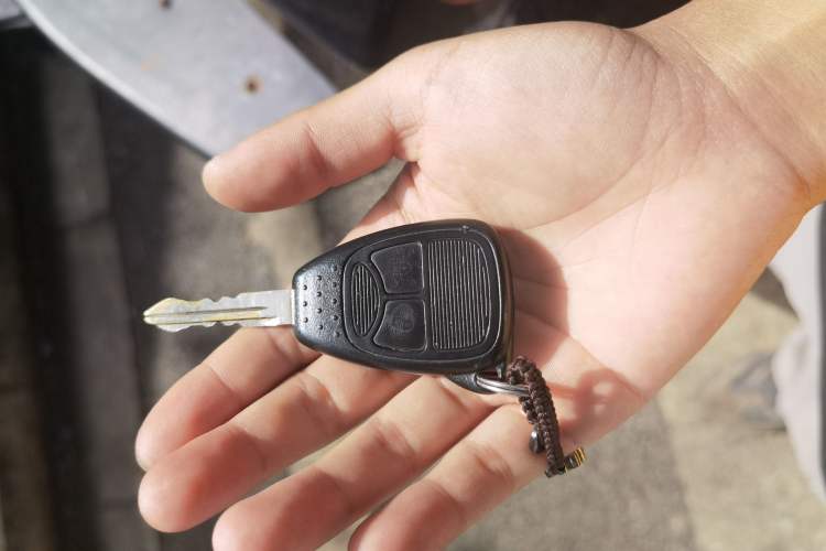 Used Jeep Wrangler 2015 3.0L Sahara Four-Door Edition Vehicle Key