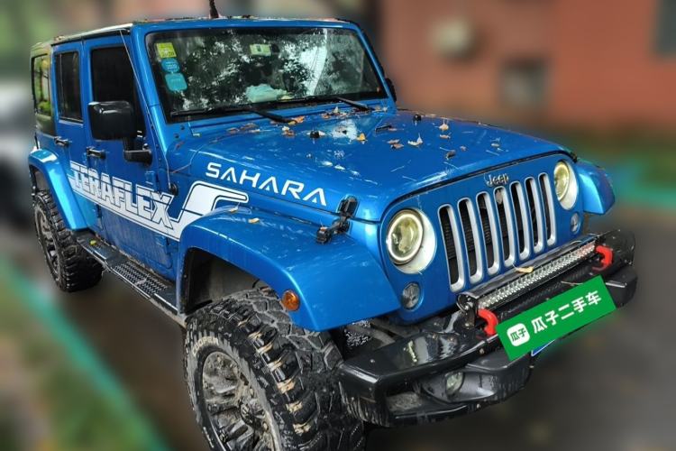 Used Jeep Wrangler 2015 3.0L Sahara Four-Door Comfort Edition Front Right 45 Deg