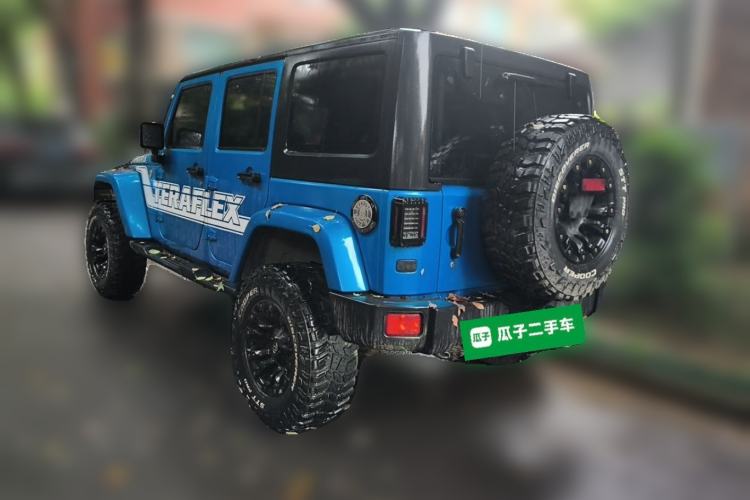 Used Jeep Wrangler 2015 3.0L Sahara Four-Door Comfort Edition Rear Left 45 Deg