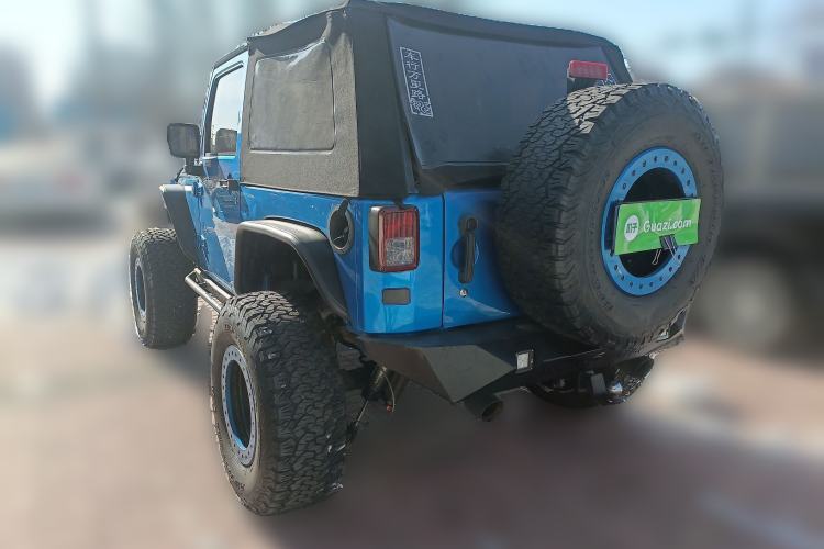 Used Jeep Wrangler 2015 3.6L Rubicon Two-Door Comfort Edition Rear Left 45 Deg