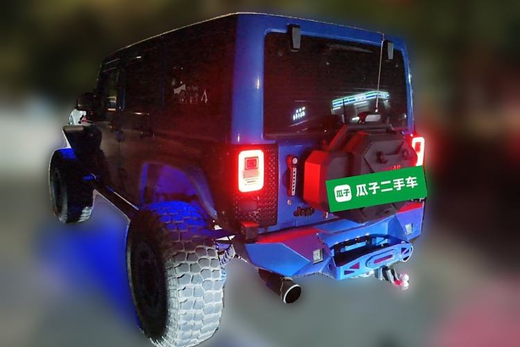 Used Jeep Wrangler 2015 3.6L Rubicon Four-Door Comfort Edition Rear Left 45 Deg