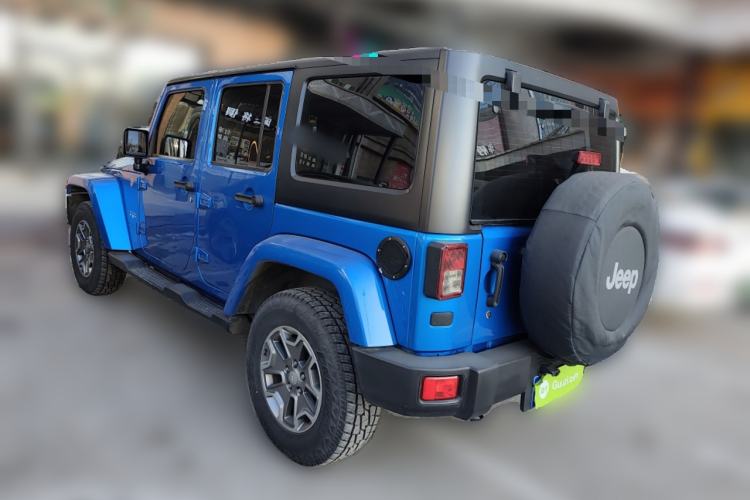 Used Jeep Wrangler 2015 3.0L Sahara Four-Door Edition Rear Left 45 Deg