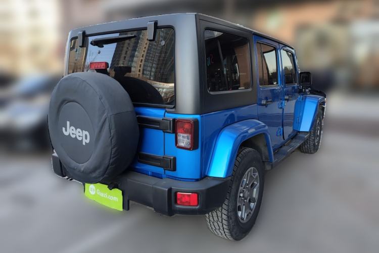 Used Jeep Wrangler 2015 3.0L Sahara Four-Door Edition Rear Right 45 Deg