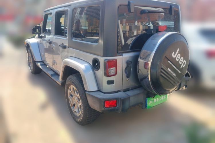 Used Jeep Wrangler 2015 3.0L Sahara Four-Door Comfort Edition Rear Left 45 Deg
