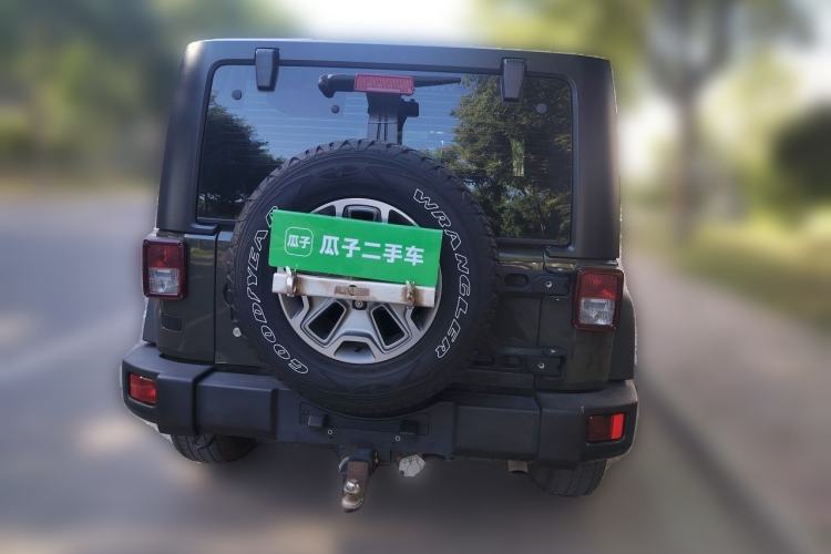 Used Jeep Wrangler 2015 3.6L Rubicon Two-Door Comfort Edition Rear