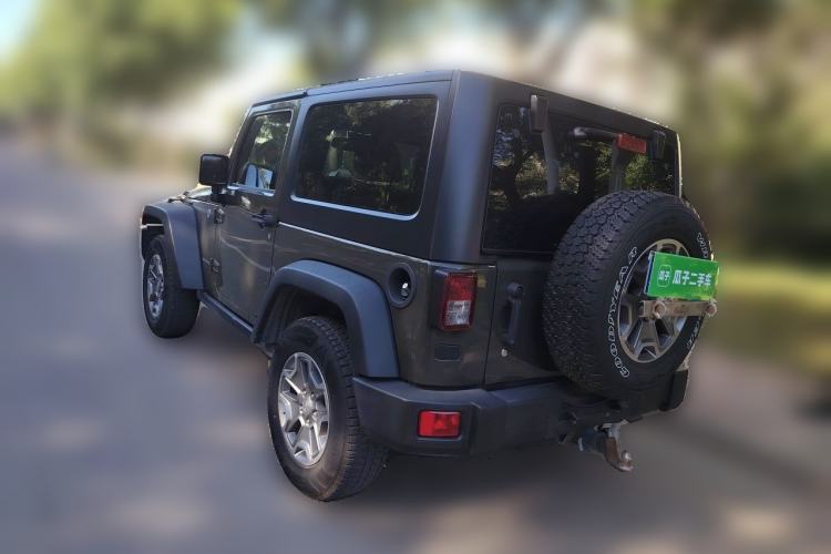 Used Jeep Wrangler 2015 3.6L Rubicon Two-Door Comfort Edition Rear Left 45 Deg
